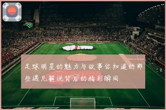 足球明星的魅力与故事你知道的那些遇见解说背后的精彩瞬间