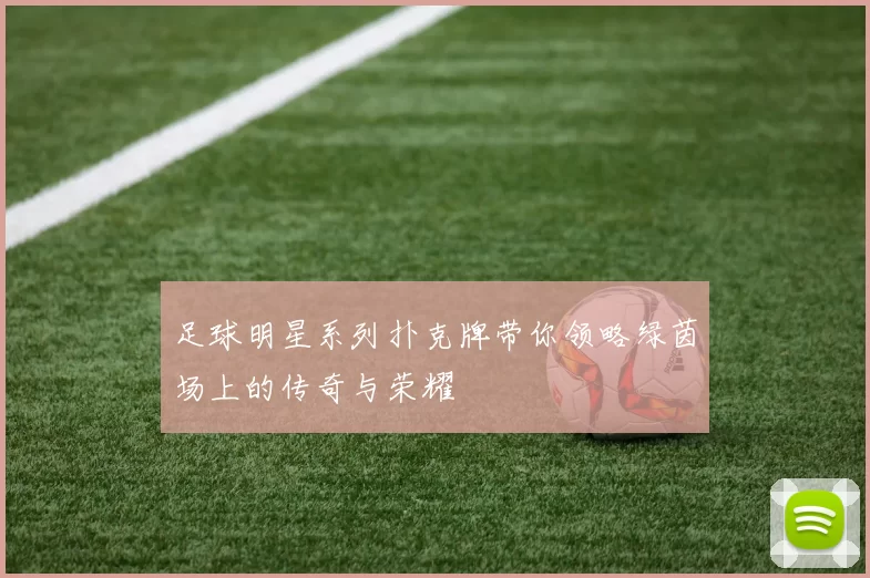 足球明星系列扑克牌带你领略绿茵场上的传奇与荣耀